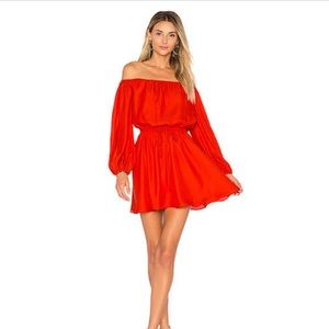 Red Lovers and Friends long sleeve dress (XS)